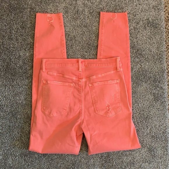 [J Brand] Grapefruit Distressed Jeans - Size 28 - Picture 7 of 7